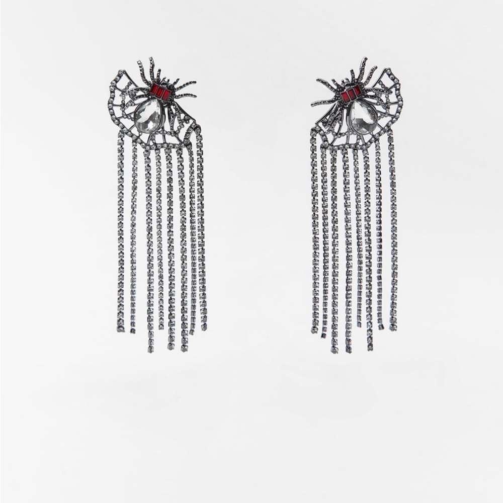 Zara spider earrings